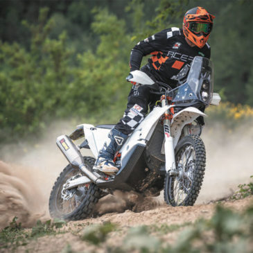 Prova della KTM 450 Rally 2021 per Endurista Magazine